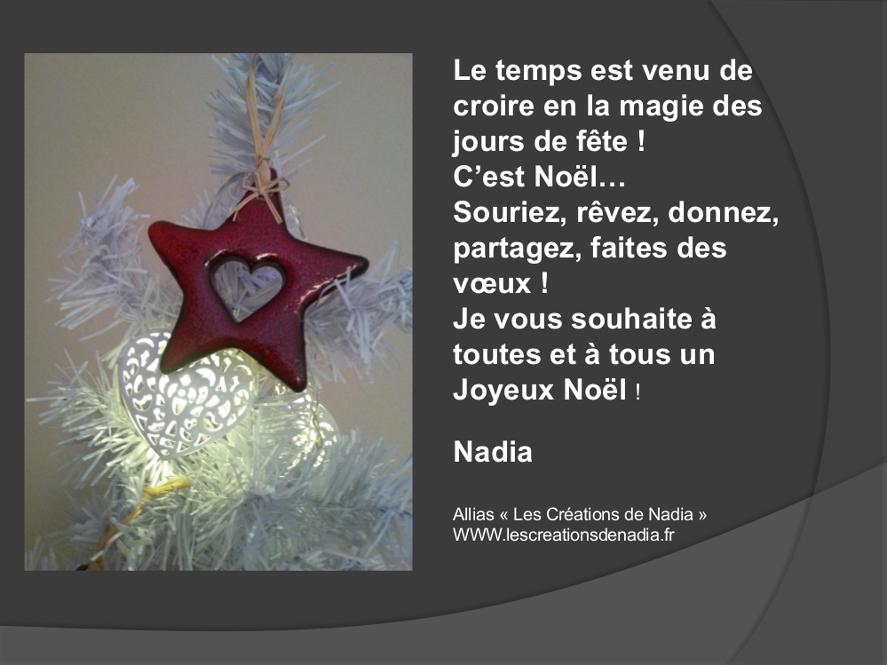 Joyeux Noel Les Creations De Nadiales Creations De Nadia